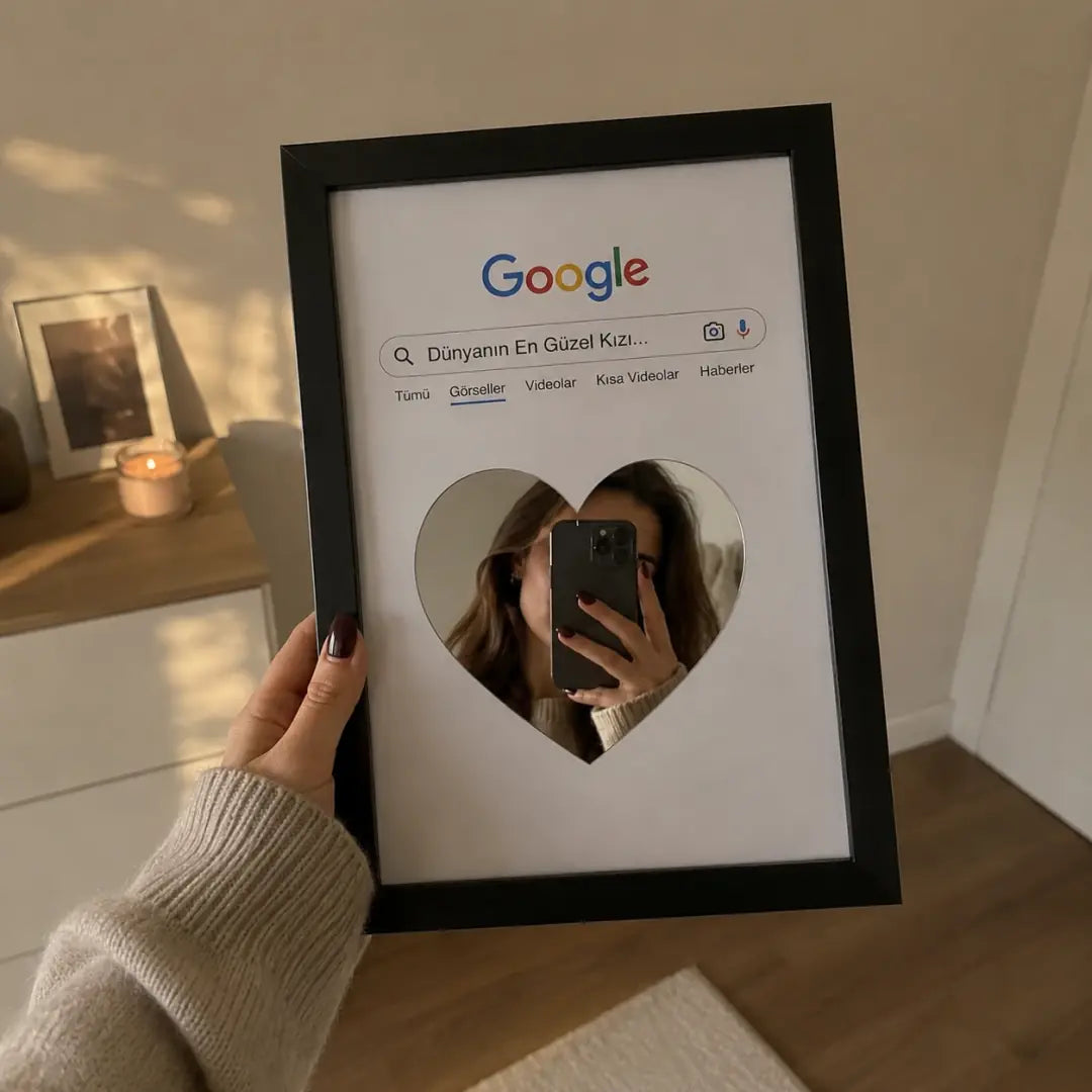 aynalı google poster tablosu